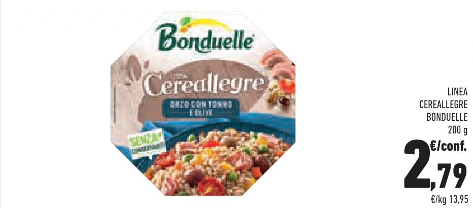 LINEA CEREALLEGRE BONDUELLE