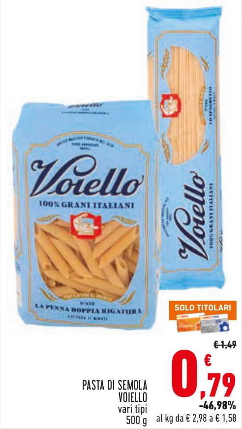 PASTA DI SEMOLA VOIELLO