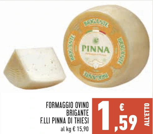 FORMAGGIO OVINO BRIGANTE F.LLI PINNA DI THIESI