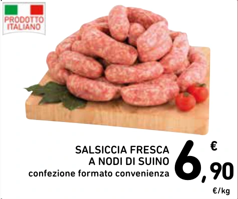 SALSICCIA FRESCA A NODI DI SUINO