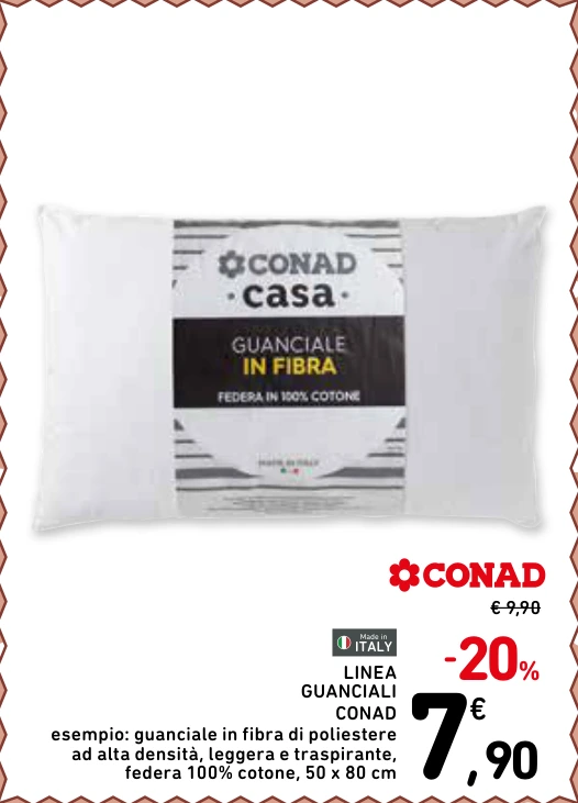 LINEA GUANCIALI CONAD ITALY