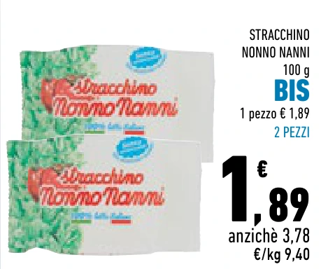 STRACCHINO NONNO NANNI BIS 2 PEZZI