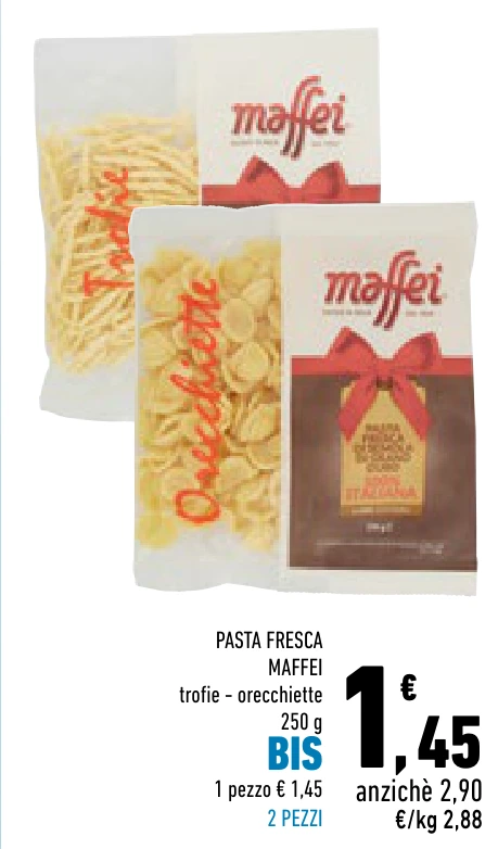 PASTA FRESCA MAFFEI BIS 2 PEZZI