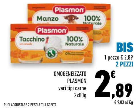 OMOGENEIZZATO PLASMON