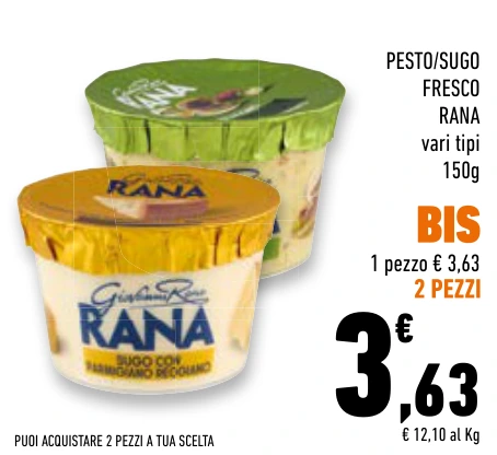 PESTO/SUGO FRESCO RANA