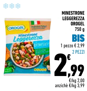 MINESTRONE LEGGEREZZA OROGEL