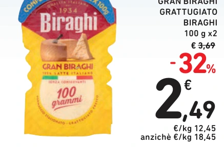 GRAN BIRAGHI GRATTUGIATO BIRAGHI