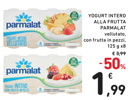 YOGURT INTERO ALLA FRUTTA PARMALAT