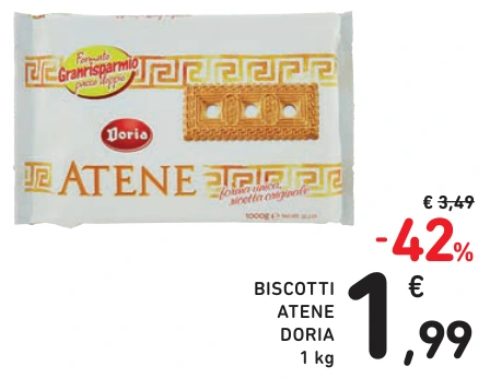 BISCOTTI ATENE DORIA