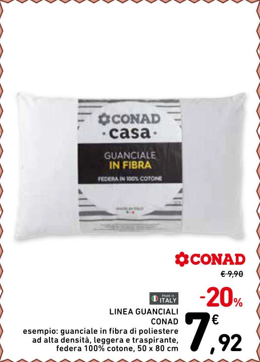 LINEA GUANCIALI CONAD ITALY