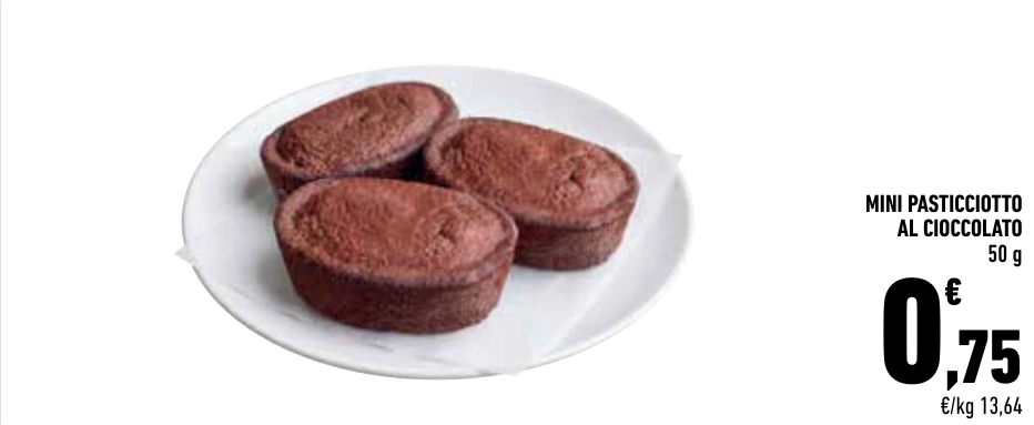 MINI PASTICCIOTTO AL CIOCCOLATO