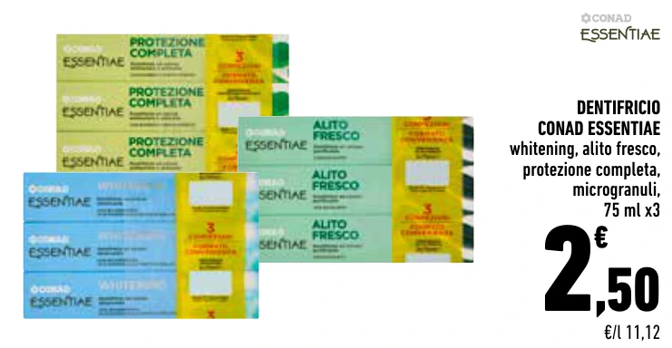DENTIFRICIO CONAD ESSENTIAE