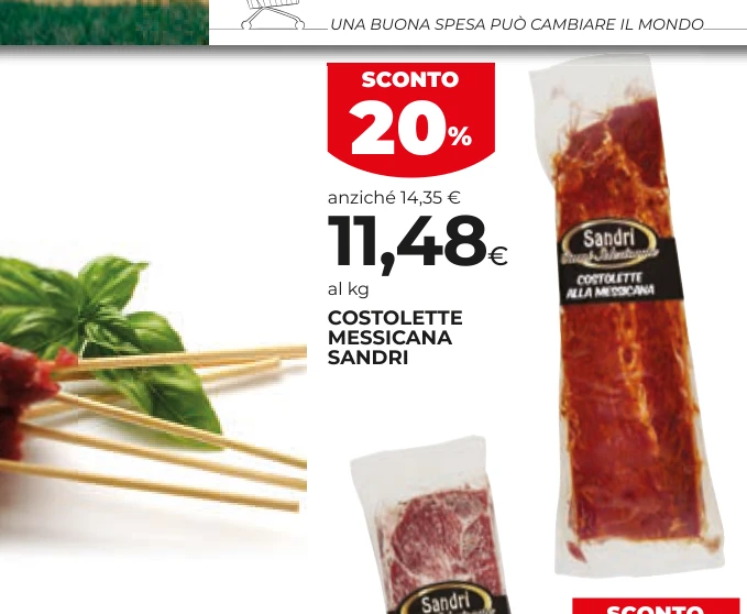 COSTOLETTE MESSICANA SANDRI