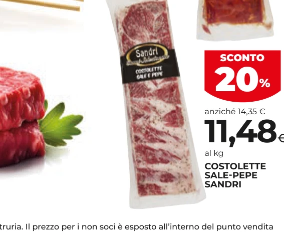 COSTOLETTE SALE-PEPE SANDRI