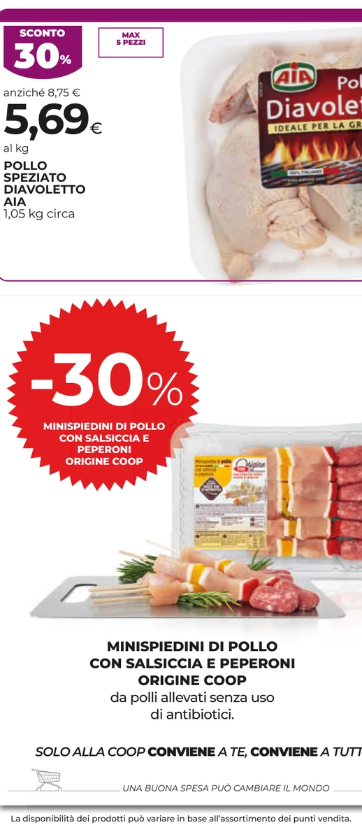 POLLO SPEZIATO DIAVOLETTO AIA
