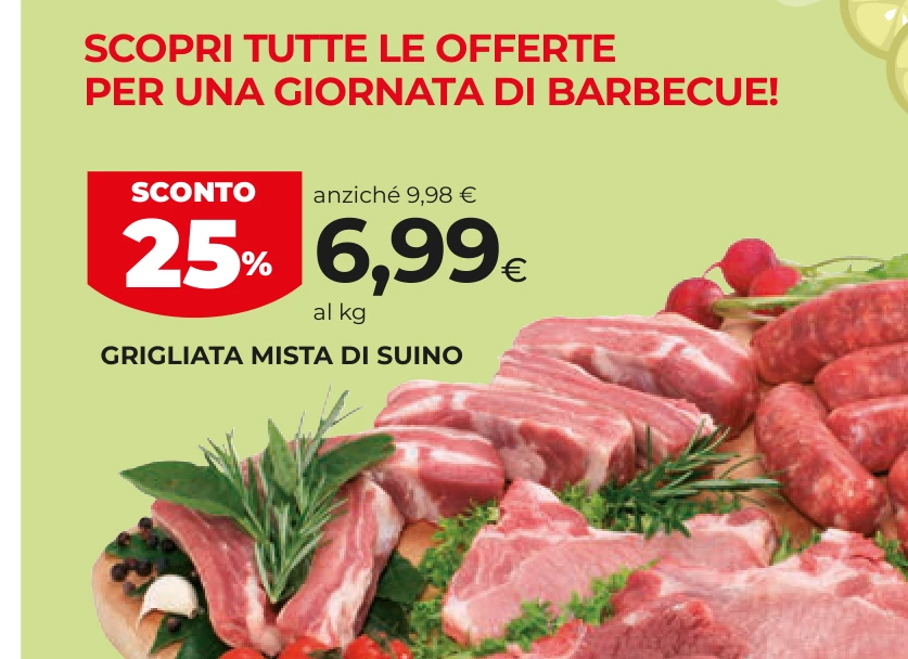 GRIGLIATA MISTA DI SUINO