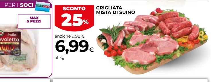 GRIGLIATA MISTA DI SUINO