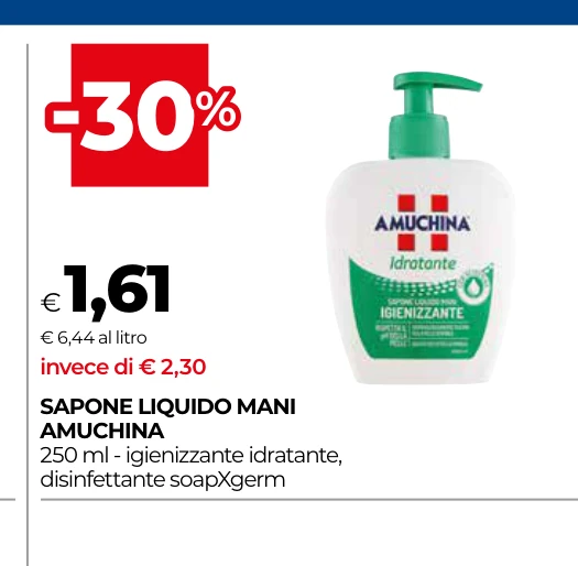SAPONE LIQUIDO MANI AMUCHINA