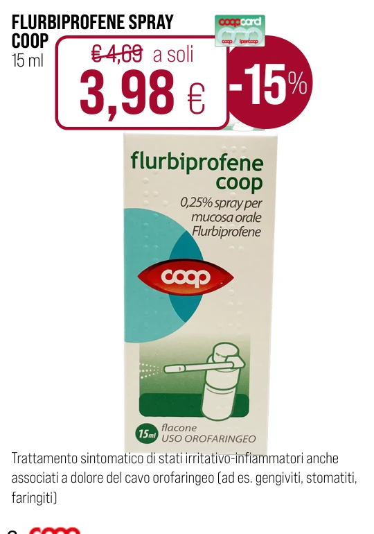 FLURBIPROFENE SPRAY - Coop
