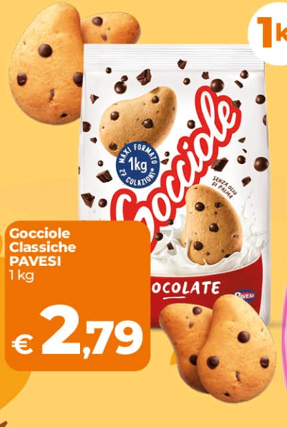 Gocciole Classiche PAVESI 1 kg