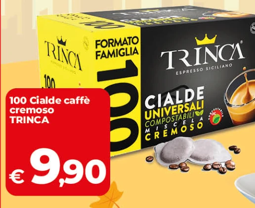 100 Cialde Caffe cremoso TRINCA