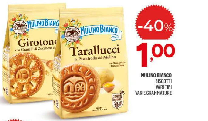 MULINO BIANCO BISCOTTI VARI TIPI VARIE GRAMMATURE