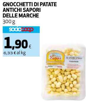 GNOCCHETTI DI PATATE ANTICHI SAPORI DELLE MARCHE