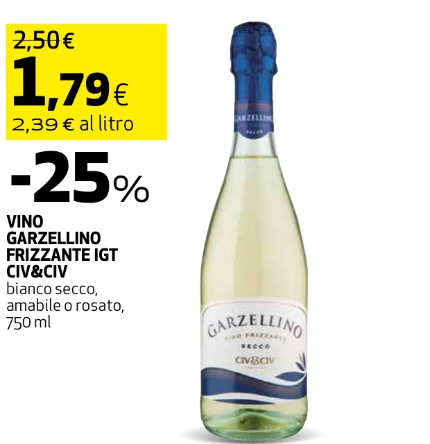 VINO GARZELLINO FRIZZANTE IGT CIV&CIV