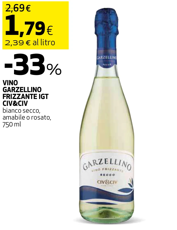 VINO GARZELLINO FRIZZANTE IGT CIV&CIV