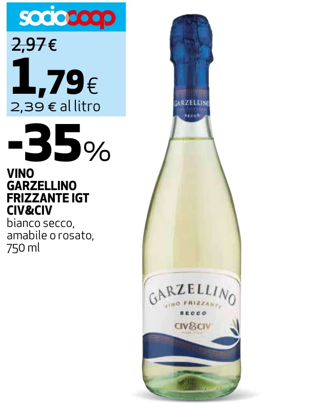 VINO GARZELLINO FRIZZANTE IGT CIV&CIV