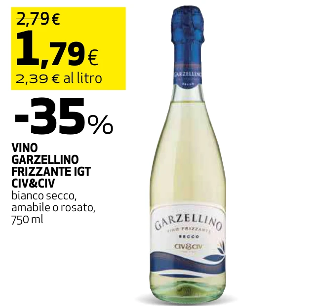 VINO GARZELLINO FRIZZANTE IGT CIV&CIV