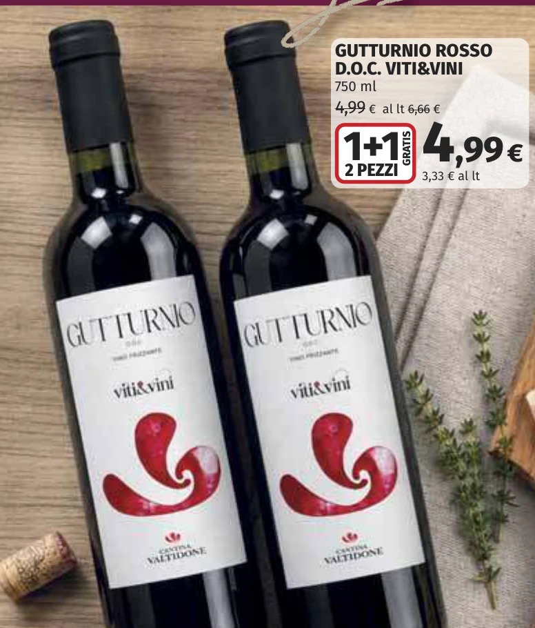 GUTTURNIO ROSSO D.O.C. VITI&VINI
