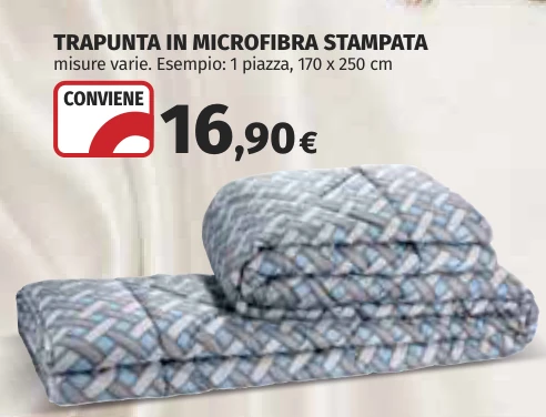 TRAPUNTA IN MICROFIBRA STAMPATA