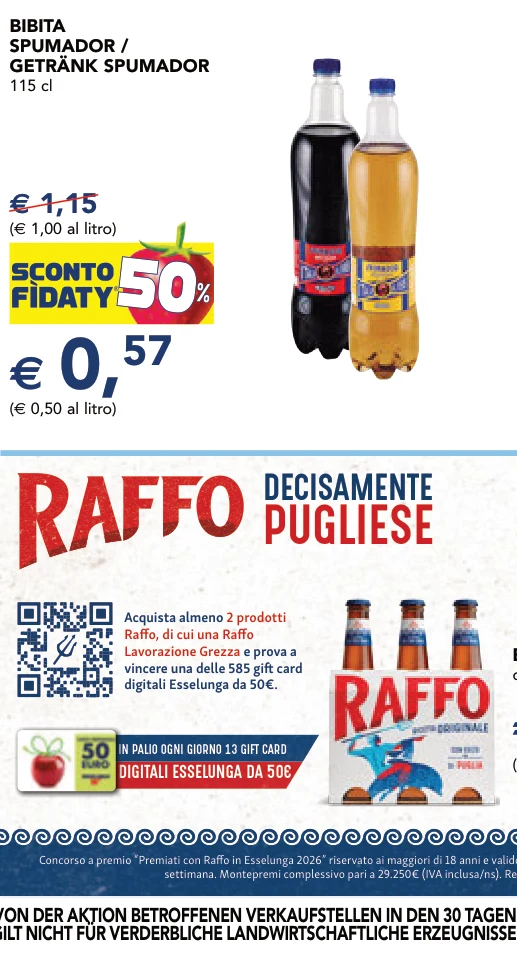 BIBITA SPUMADOR / GETRÄNK SPUMADOR 115 cl