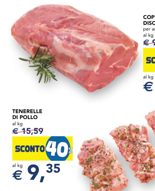 TENERELLE DI POLLO al kg