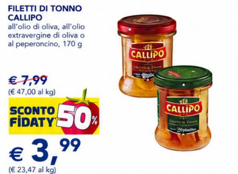 Filetti Di Tonno Callipo
