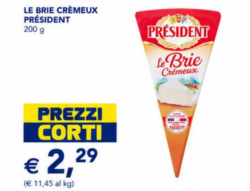 Le Brie Crèemeux Président