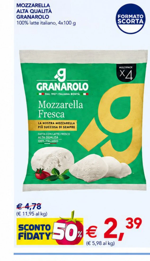 Mozzarella Alta Qualità - Granarolo