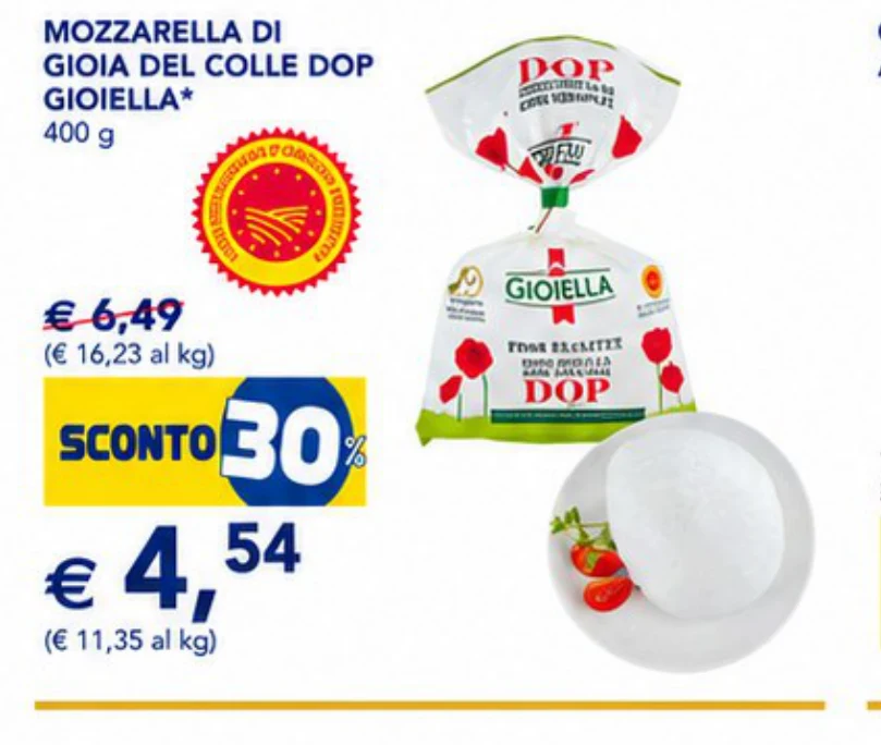 Mozzarella Di Gioia Del Colle Dop Gioiella*