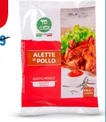 ALETTE DI POLLO GUSTO MEXICO 330
