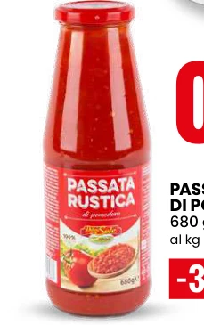 PASSATA RUSTICA DI POMODORO 680