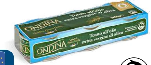 TONNO PINNA GIALLA ALL'OLIO EXTRA VERGINE DI OLIVA 3 x 60