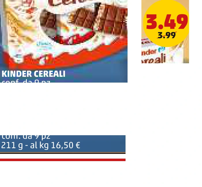 Kinder Cereali 211 g