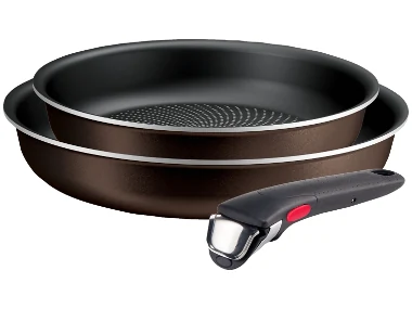 TEFAL Set padelle con manico rimovibile "Lagostina"