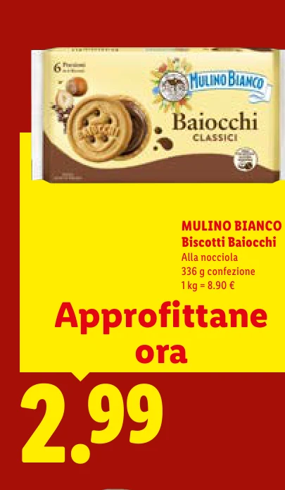Biscotti Baiocchi - Mulino Bianco