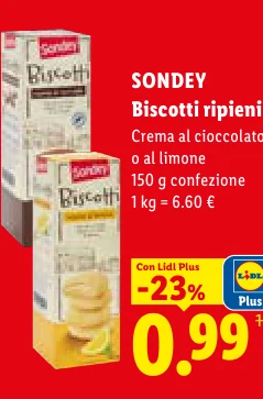 Biscotti ripieni - Sondey