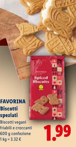 Biscotti speziati - Favorina