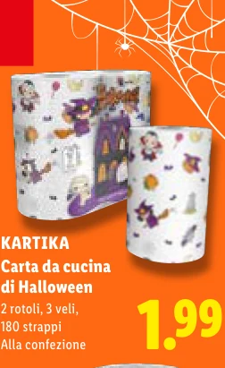 Carta da cucina di Halloween - Kartika