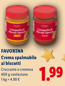Crema spalmabile ai biscotti - Favorina