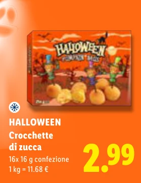 Crocchette di zucca - Halloween